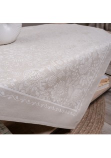 Καρέ & Τραβέρσα Peony 01 Σετ 2 τεμαχίων - 100x100cm & 40x100cm TEORAN