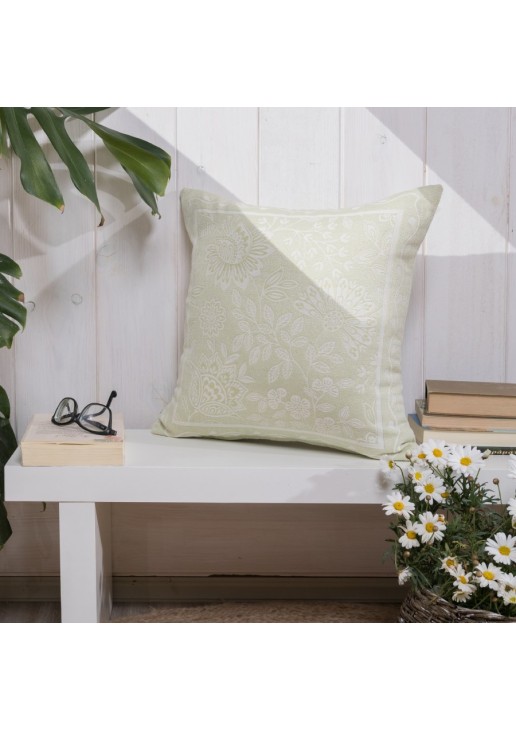 Μαξιλαροθήκη Peony 08 - 45x45cm με γέμιση TEORAN