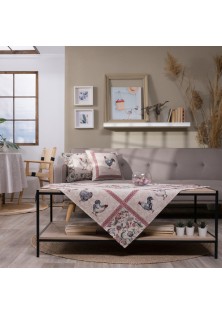 Καρέ & Τραβέρσα Rooster Σετ 2 τεμαχίων - 100x100cm & 40x100cm TEORAN