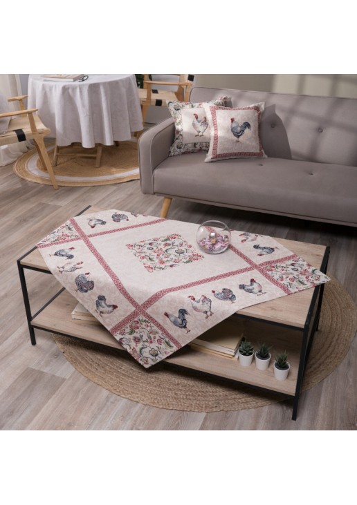 Καρέ & Τραβέρσα Rooster Σετ 2 τεμαχίων - 100x100cm & 40x100cm TEORAN