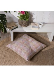 Μαξιλαροθήκη Tortosa - 65x65cm δαπέδου με γέμιση TEORAN