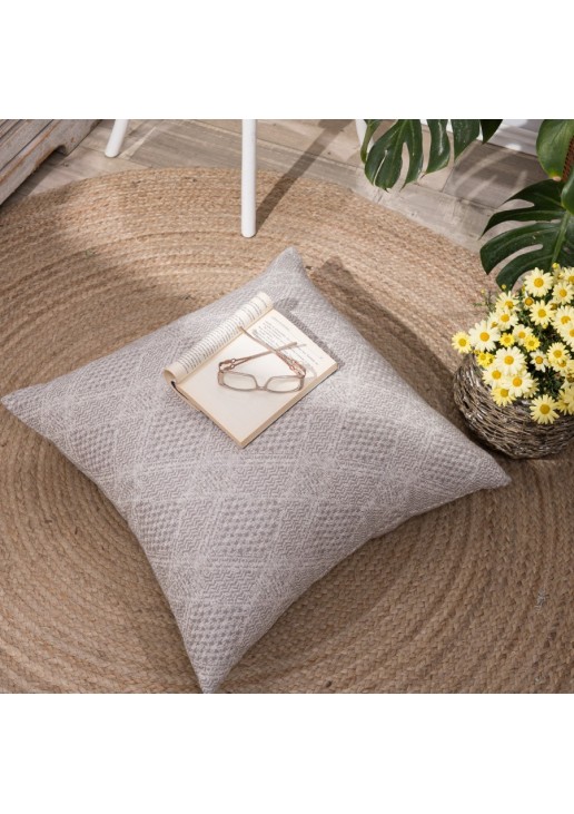 Μαξιλαροθήκη Treviso 03 - 65x65cm δαπέδου με γέμιση TEORAN