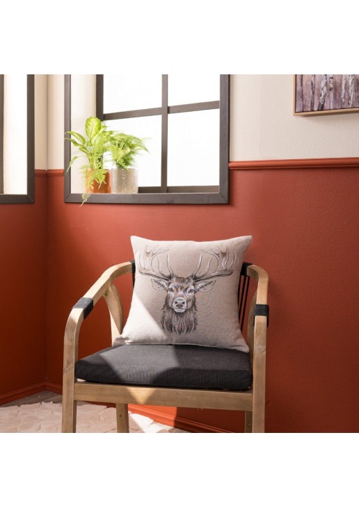 Μαξιλαροθήκη Reindeer 01 - 37 x 48 cm με γέμιση TEORAN